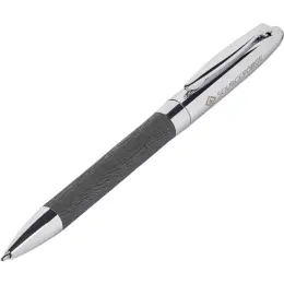 Oakridge Ball Pen In Pouch Grey Pen Branded
